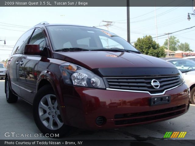 2009 Nissan Quest 3.5 SL in Tuscan Sun