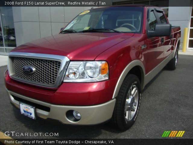 2008 Ford F150 Lariat SuperCrew in Redfire Metallic