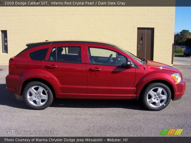 2009 Dodge Caliber SXT in Inferno Red Crystal Pearl