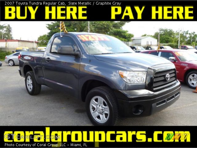 2007 Toyota Tundra Regular Cab in Slate Metallic