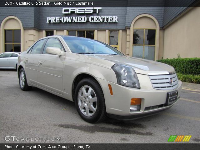 2007 Cadillac CTS Sedan in Gold Mist