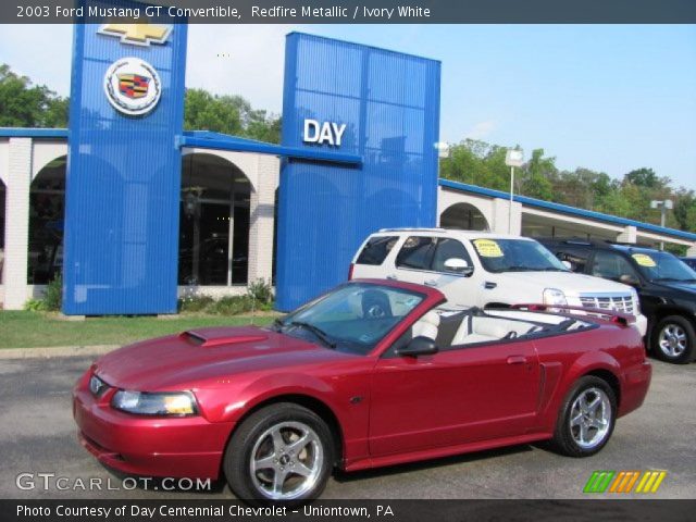 2003 Ford Mustang GT Convertible in Redfire Metallic