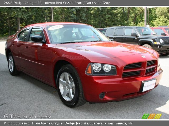 2008 Dodge Charger SE in Inferno Red Crystal Pearl