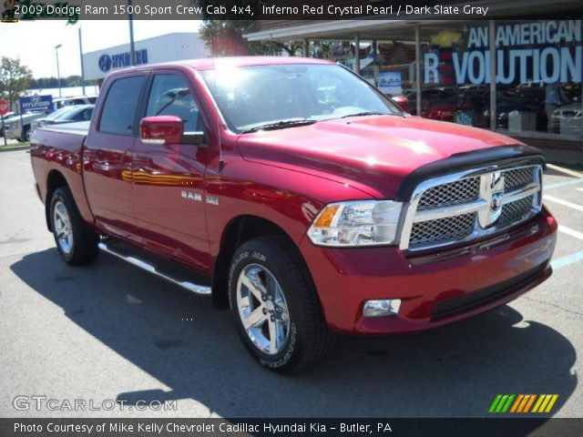 2009 Dodge Ram 1500 Sport Crew Cab 4x4 in Inferno Red Crystal Pearl
