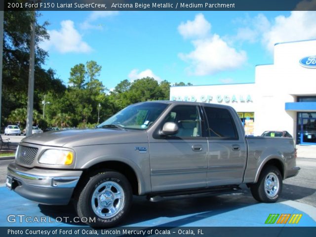 2001 Ford F150 Lariat SuperCrew in Arizona Beige Metallic