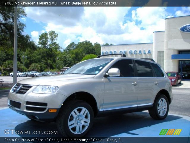 2005 Volkswagen Touareg V8 in Wheat Beige Metallic