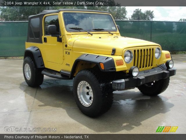 2004 Jeep Wrangler X 4x4 in Solar Yellow
