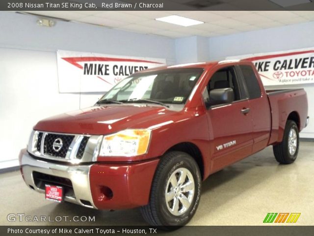 2008 Nissan Titan SE King Cab in Red Brawn