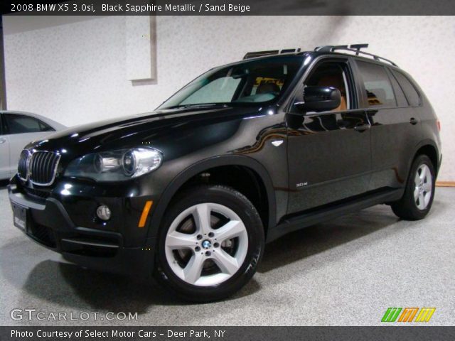 2008 BMW X5 3.0si in Black Sapphire Metallic