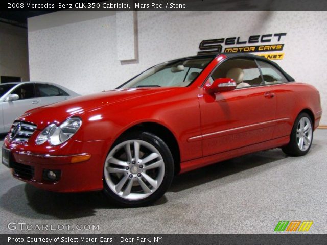 2008 Mercedes-Benz CLK 350 Cabriolet in Mars Red