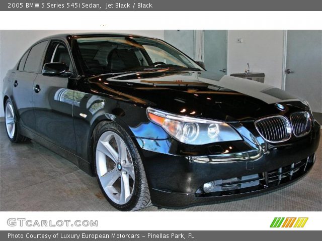 2005 BMW 5 Series 545i Sedan in Jet Black