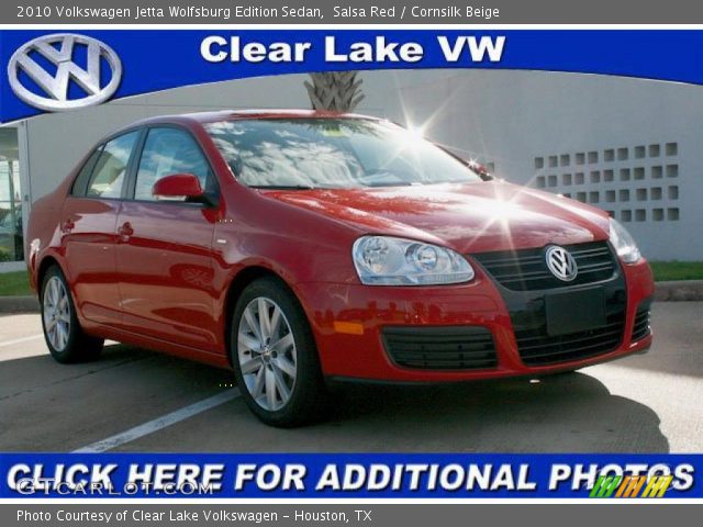 2010 Volkswagen Jetta Wolfsburg Edition Sedan in Salsa Red