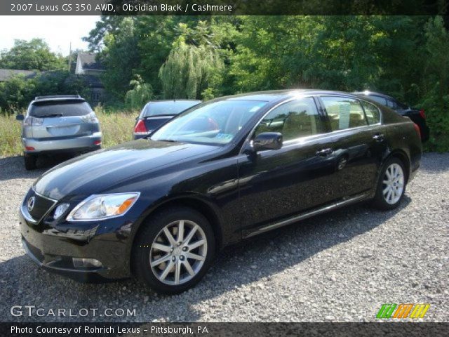 2007 Lexus GS 350 AWD in Obsidian Black