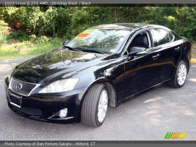 2009 Lexus IS 250 AWD in Obsidian Black