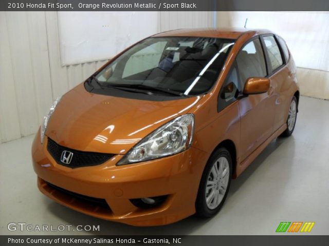 2010 Honda fit sport orange #3