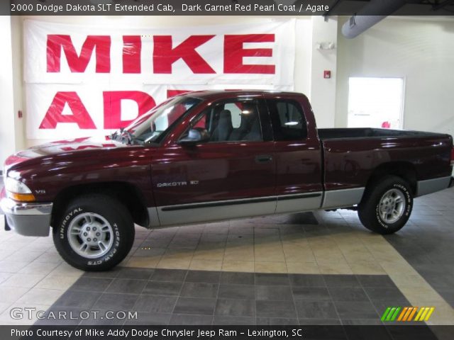 2000 Dodge Dakota SLT Extended Cab in Dark Garnet Red Pearl Coat