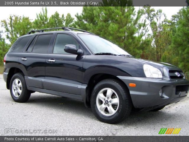 2005 Hyundai Santa Fe LX 3.5 in Black Obsidian