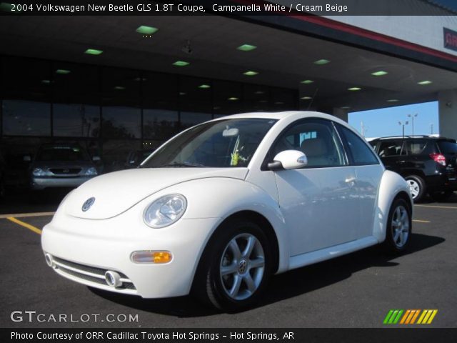 2004 Volkswagen New Beetle GLS 1.8T Coupe in Campanella White