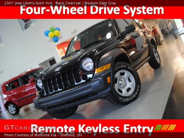 2007 Jeep Liberty Sport 4x4 in Black Clearcoat