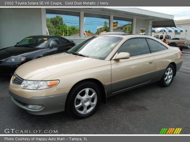 2002 Toyota Solara SE V6 Coupe in Gold Dust Metallic