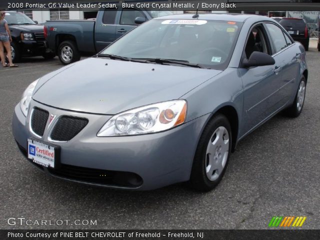 2008 Pontiac G6 Value Leader Sedan in Blue Gold Crystal Metallic