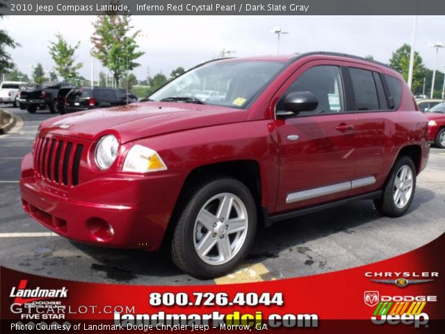 2010 Jeep Compass Latitude in Inferno Red Crystal Pearl