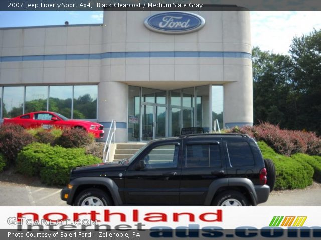 2007 Jeep Liberty Sport 4x4 in Black Clearcoat