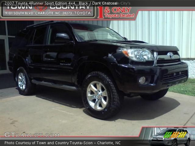 2007 Toyota 4Runner Sport Edition 4x4 in Black