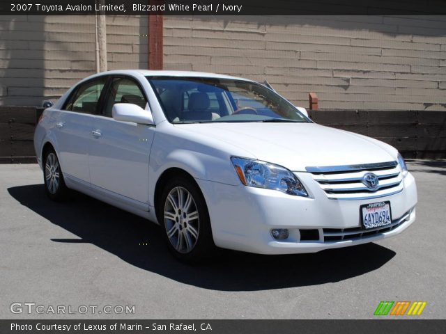 2007 Toyota Avalon Limited in Blizzard White Pearl