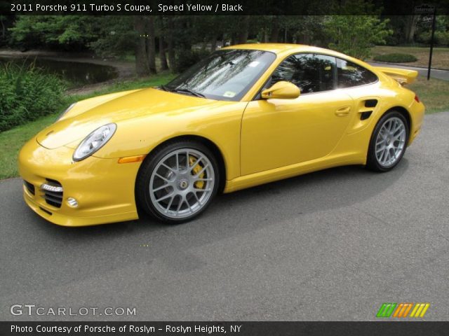 2011 Porsche 911 Turbo S Coupe in Speed Yellow