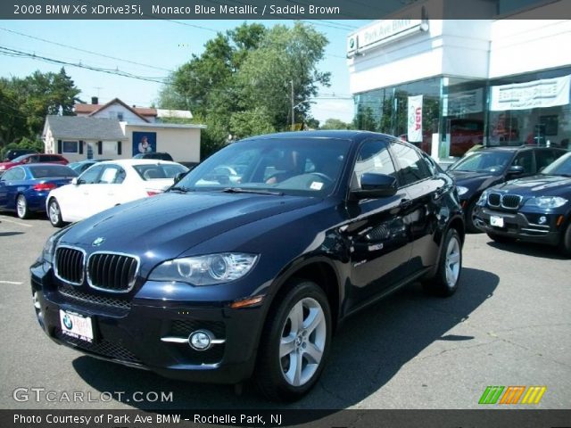 2008 BMW X6 xDrive35i in Monaco Blue Metallic