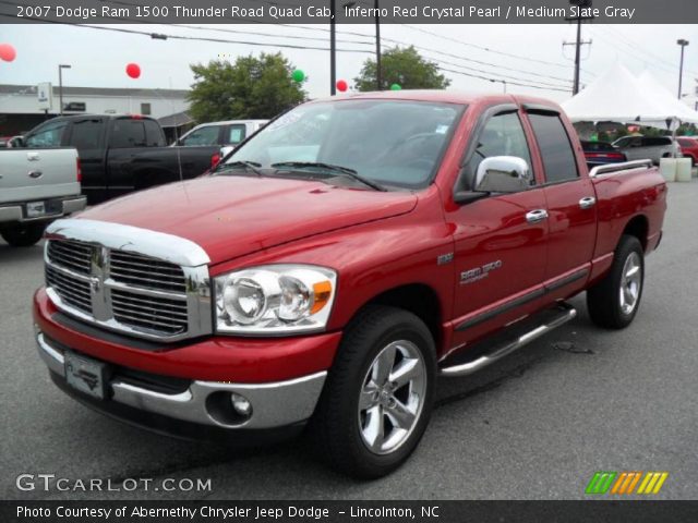 2007 Dodge Ram 1500 Thunder Road Quad Cab in Inferno Red Crystal Pearl