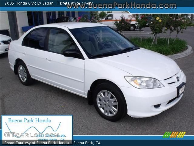2005 Honda Civic LX Sedan in Taffeta White