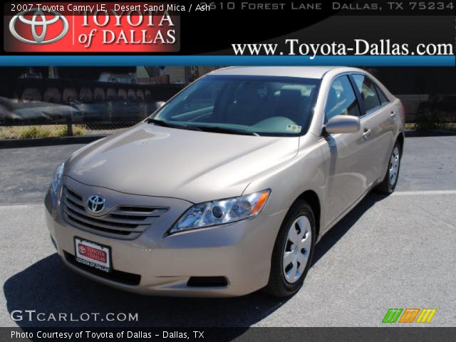 2007 Toyota Camry LE in Desert Sand Mica