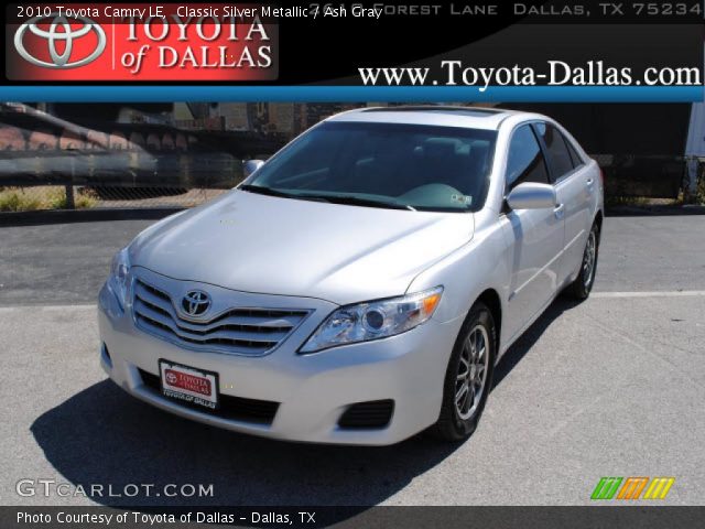 2010 Toyota Camry LE in Classic Silver Metallic