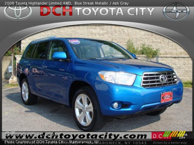 2008 Toyota Highlander Limited 4WD in Blue Streak Metallic