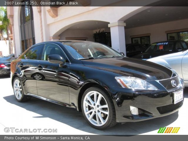 2007 Lexus IS 250 in Obsidian Black