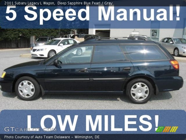 2001 Subaru Legacy L Wagon in Deep Sapphire Blue Pearl