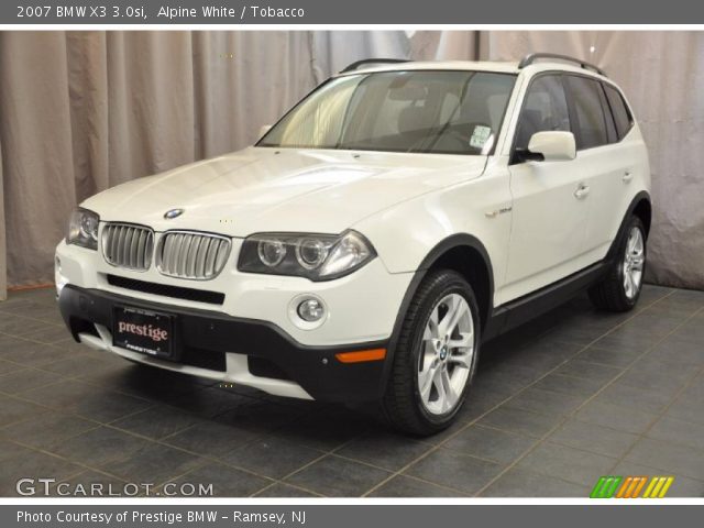 2007 BMW X3 3.0si in Alpine White