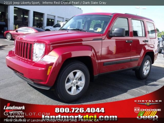 2010 Jeep Liberty Sport in Inferno Red Crystal Pearl