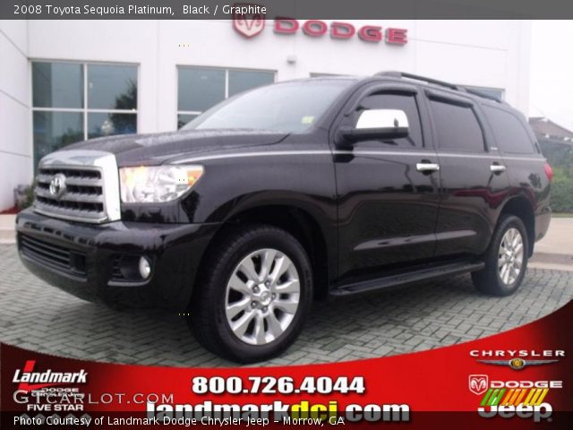 2008 Toyota Sequoia Platinum in Black