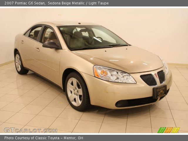 2007 Pontiac G6 Sedan in Sedona Beige Metallic