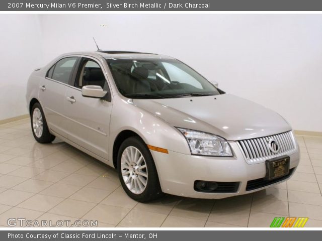 2007 Mercury Milan V6 Premier in Silver Birch Metallic