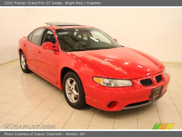 2002 Pontiac Grand Prix GT Sedan in Bright Red