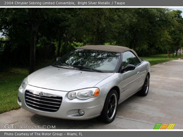 2004 Chrysler Sebring Limited Convertible in Bright Silver Metallic