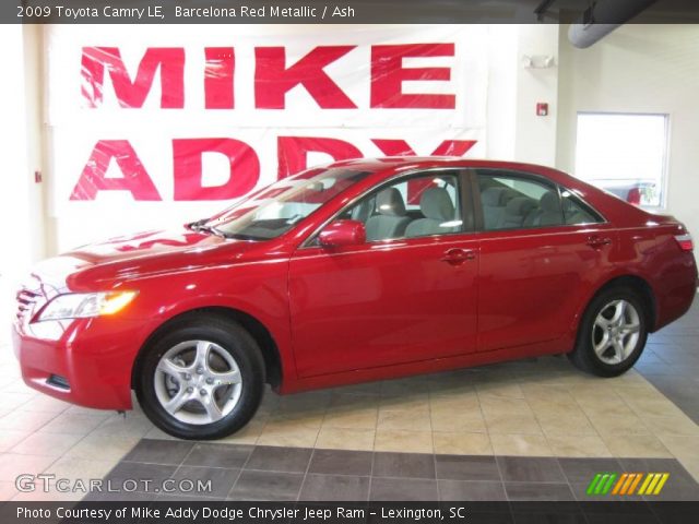 2009 Toyota Camry LE in Barcelona Red Metallic