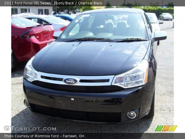 2011 Ford Focus SEL Sedan in Ebony Black