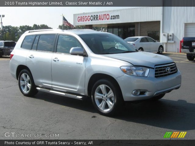 2010 Toyota Highlander Limited in Classic Silver Metallic