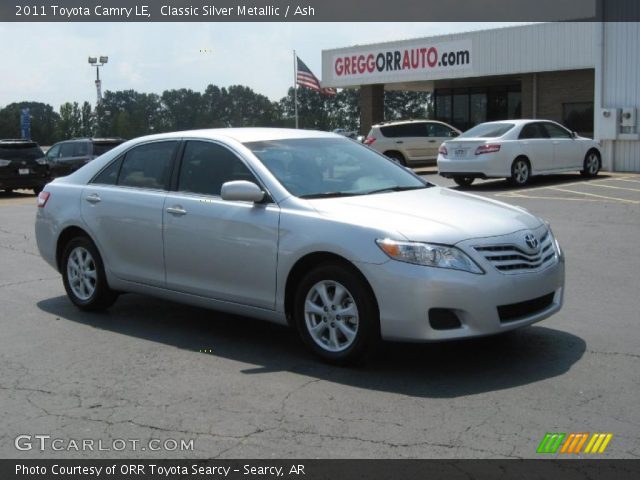 2011 Toyota Camry LE in Classic Silver Metallic