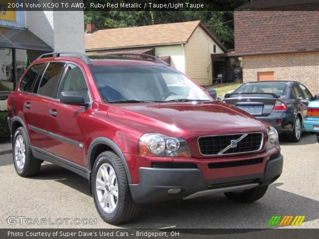 2004 Volvo XC90 T6 AWD in Ruby Red Metallic